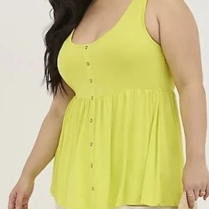 Torrid Babydoll Super Soft Tank
